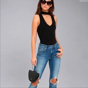 Powerhouse Black Bodysuit